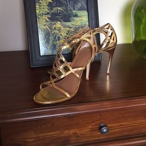 Tory Burch Amalie Gold strappy sandal - 9 1/2